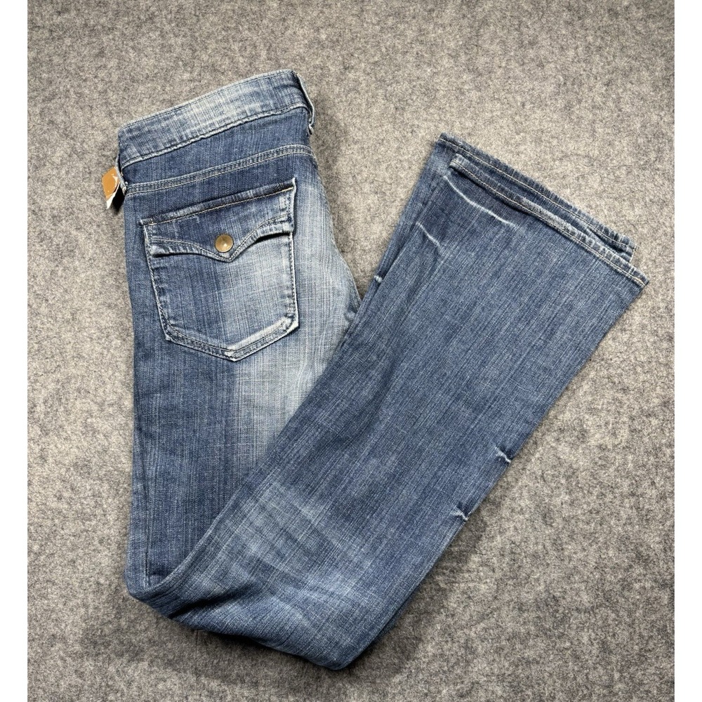 Authentic Northwest Blue Jeans Womens‎ 30 Blue Distressed Bootcut Western